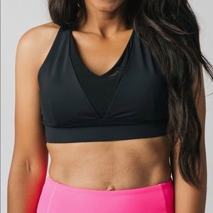 🌙Black Adjustable Mesh Bra